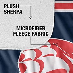 Shippensburg University Primary Logo Stripes Sherpa