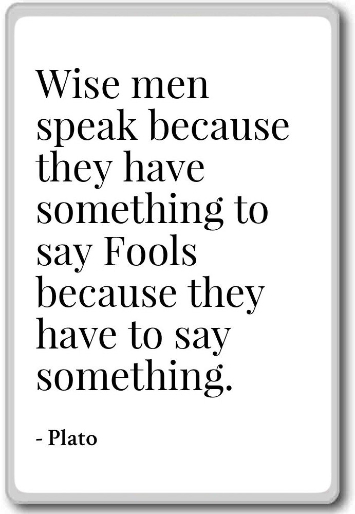 Sabios hablan porque tienen algo que decir... Foo Fighters - Plato ...