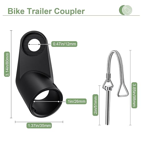 EFEALL Bike Trailer Hitch for Instep Schwinn Bike, Bicycle Trailer