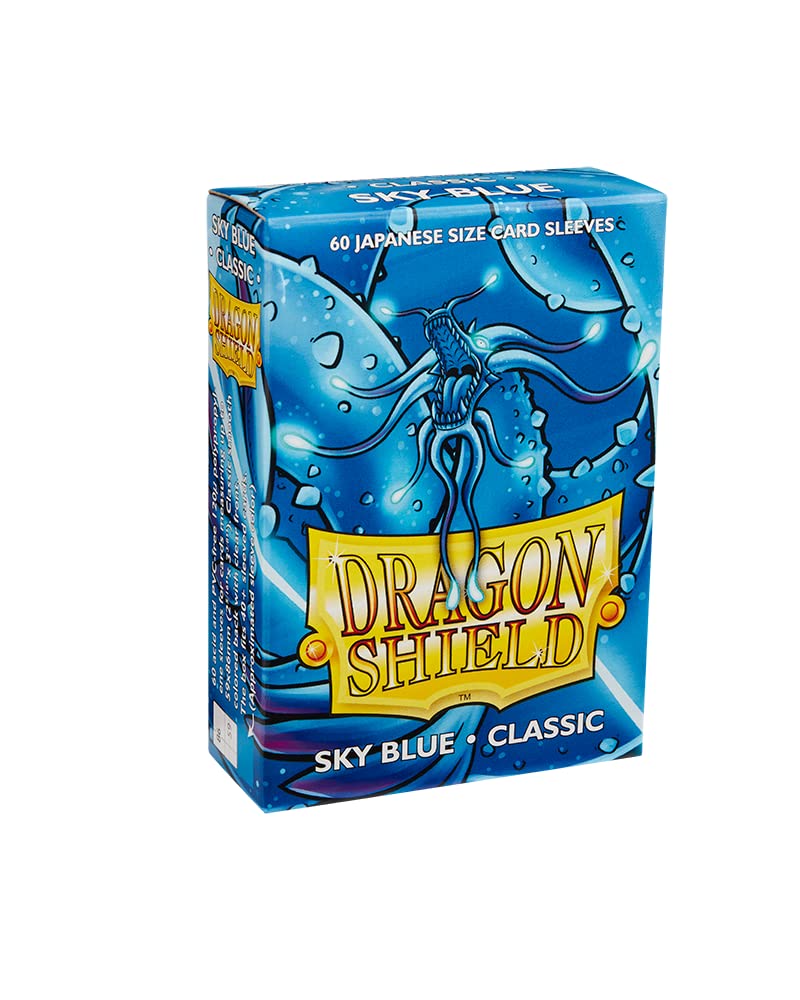 Dragon Shield - Classic Japanese Size Sleeves 60pk - Sky Blue, AT-10619