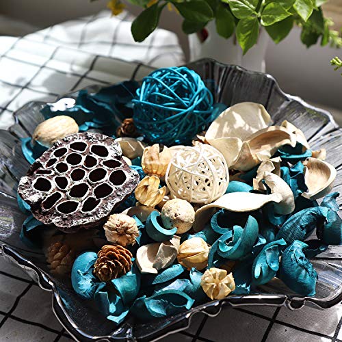 Qingbei Rina Blue Potpourri Bag,Ocean Scent Potpourri Dried Flower,Home