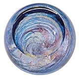 Glass Eye Studio Milky Way Blown Glass Paperweight
