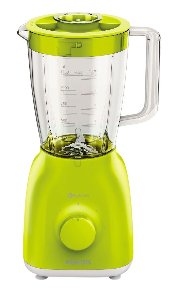 Philips Daily Collection HR2105 Tabletop blender 1.5L 400W Green,Yellow