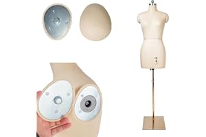 lavandeform Female Size 10 High-Density Dress Foam Sewing Mannequin Body for Pinning (Beige, 10)