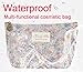 Micom Retro Floral Waterproof Travel Toiletry Cosmetic Bags Set for Women,girls