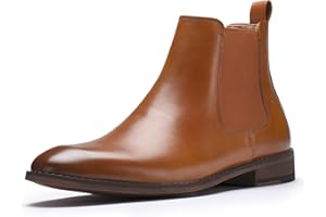 CGRRBW Men's Chelsea Boots Suede Leather Casual Boots for Men