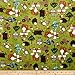 Shannon Minky Cuddle Forest Tails Kiwi Fabric By The Yard