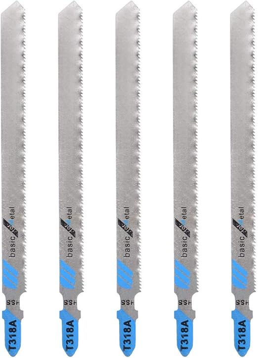 Uxcell Jig Saw Blades Set For Metal T Shank 5 Length 1 2mm Pitch