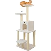 Armarkat B6203 Classic Real Wood Cat Tree, Five Levels With Condo and Two Perches