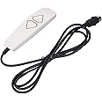 Fafeicy Lift Chairs Remote Universal 2 Push Button Up and Down Chairs Hand Control 5 Pin Round Plug for Lift Chair Power Recliner