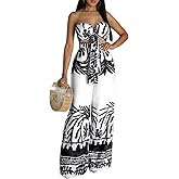 Casual Two Piece Sets for Women Elegant Off The Shoulder Tube Top Long Straight Pants Vacation Outfits Beach