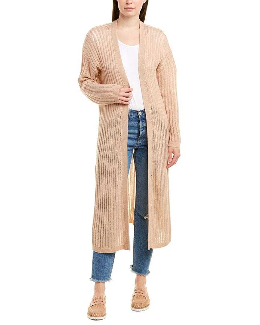 blush cashmere cardigan