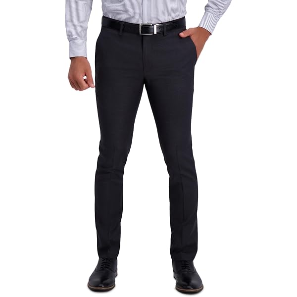 Kenneth Cole Reaction Men's Premium Stretch Texture Weave Slim Fit Dress  Pant Pants, Chocolate, 29Wx30L at Amazon Men's Clothing store