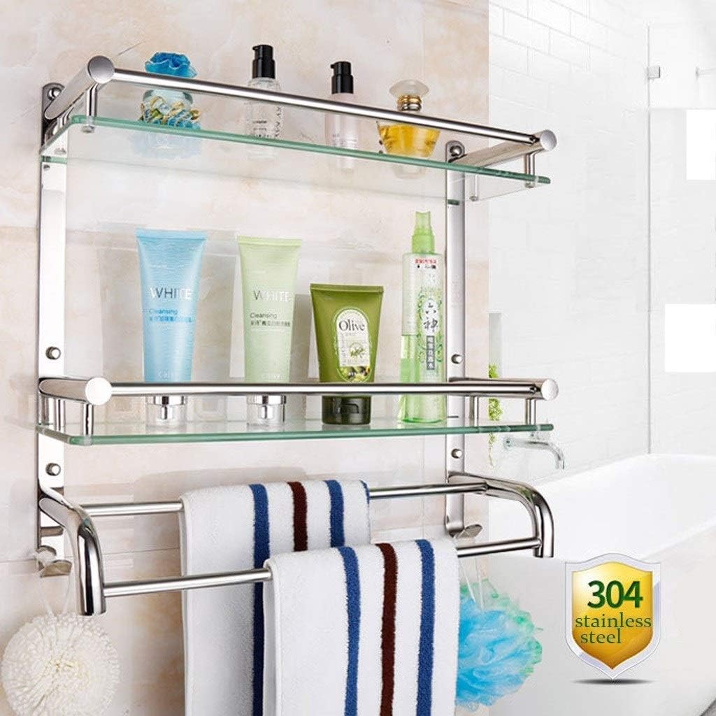 Estante de acero inoxidable con riel de múltiples capas Estante de