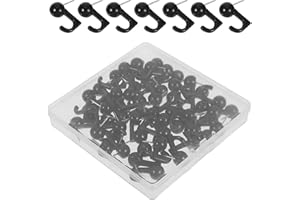 SHINEOFI Decorative Thumbtacks 50Pcs Push Pin Hooks for Wall Hanging Oil Paintings and Jewelry Displays