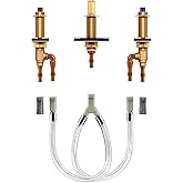Moen 4793 Two Handle Roman Tub Adjustable Valve with 1/2-Inch CPVC PEX Connections