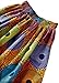 Women African Traditional Costume Ankara Print Skirt Dashiki Long Skirts (X-Large,C)