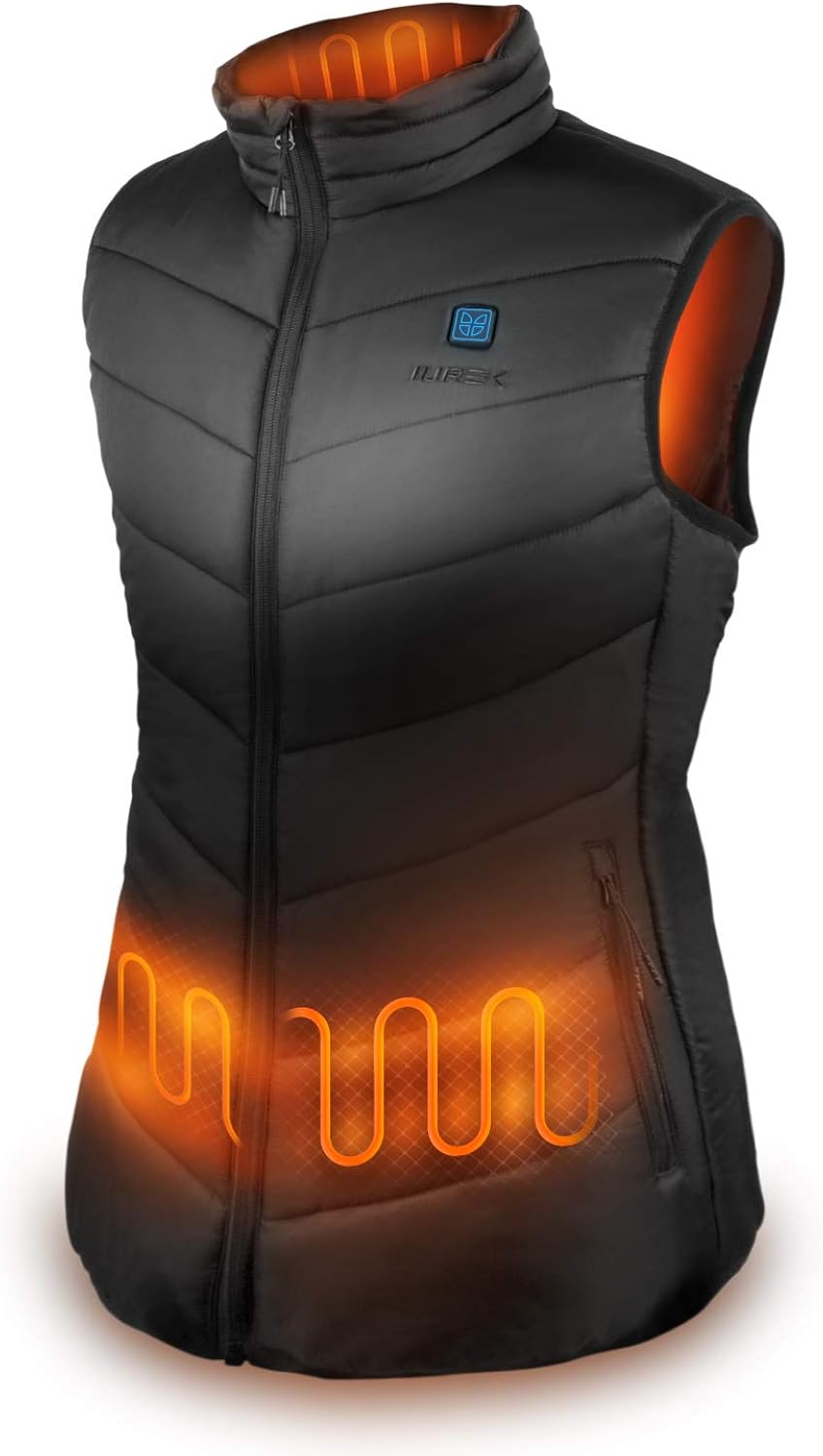 Heated Vest, IUREK ZD932 Heating Clothing Electric Heating Vest