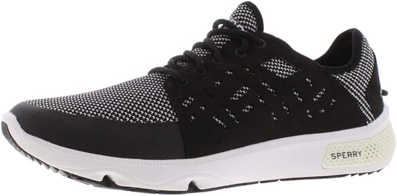 sperry black tennis shoes