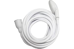 ALOVEXIONG 5m/16.4ft Sink Spray Rubber Hose Portable Faucet Sprayer Garden, Shampoo Sprayer Handheld Shower Head Spray Hose Attachment for Dog, Pets, Bathing Baby, Washing Hair, Rinsing Vegetables