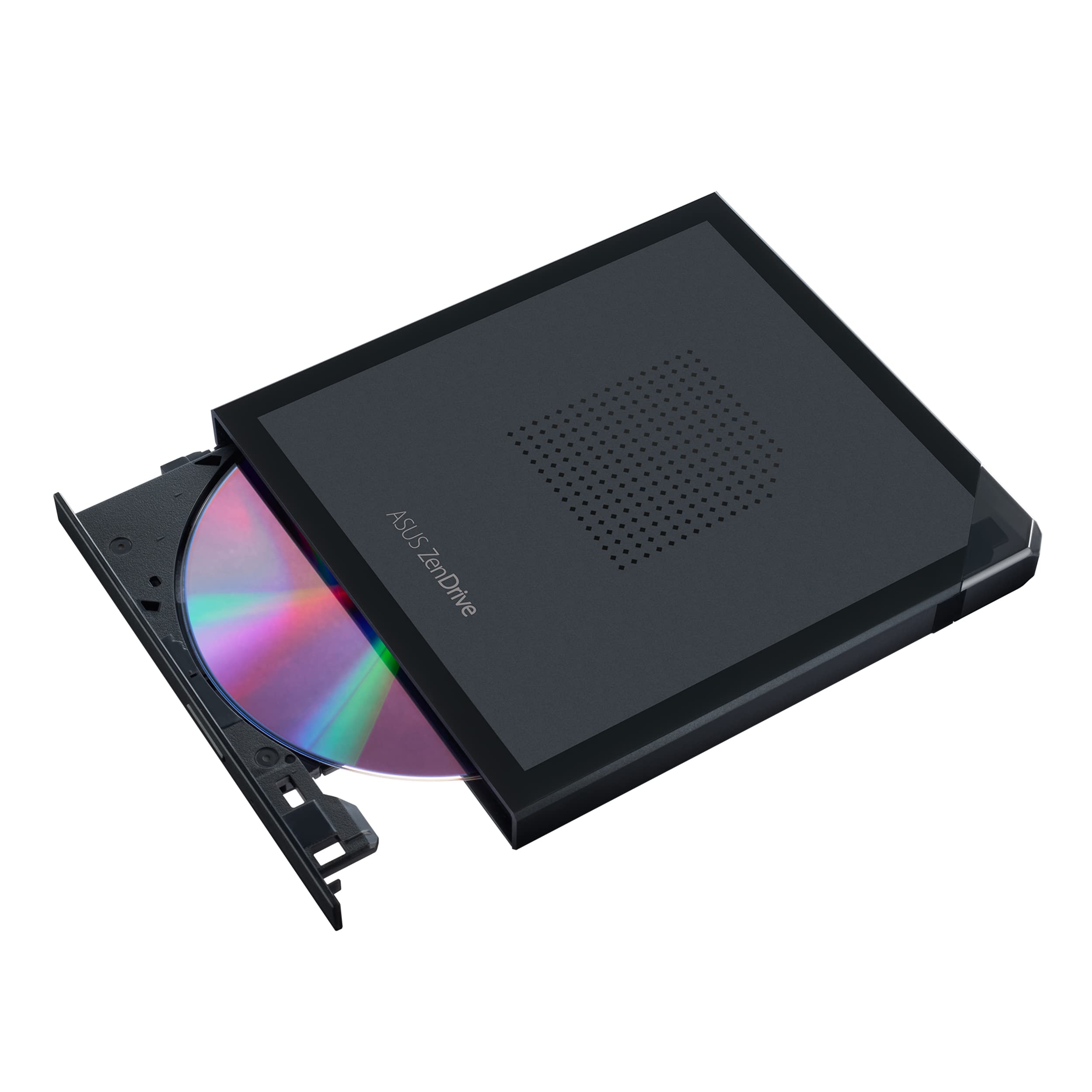 Photo 1 of ASUS ZenDrive V1M External DVD Drive and Writer with Built-in Cable-Storage Design, USB-C Interface, Compatible with Win 11 and macOS, M-DISC Support (SDRW-08V1M-U)