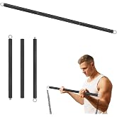 Prebene LAT Pull Down Bar, Dual Hook Bar Cable Attachment, Heavy Duty Gym Bar for Cable Machine, Suit for Resistance Band Training, Home Exercise