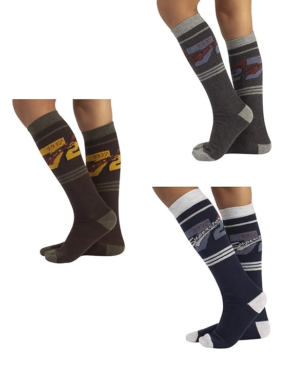 3 PAIA CALZE BAMBINO GAMBALETTI IN COTONE CALZINI FANTASIA