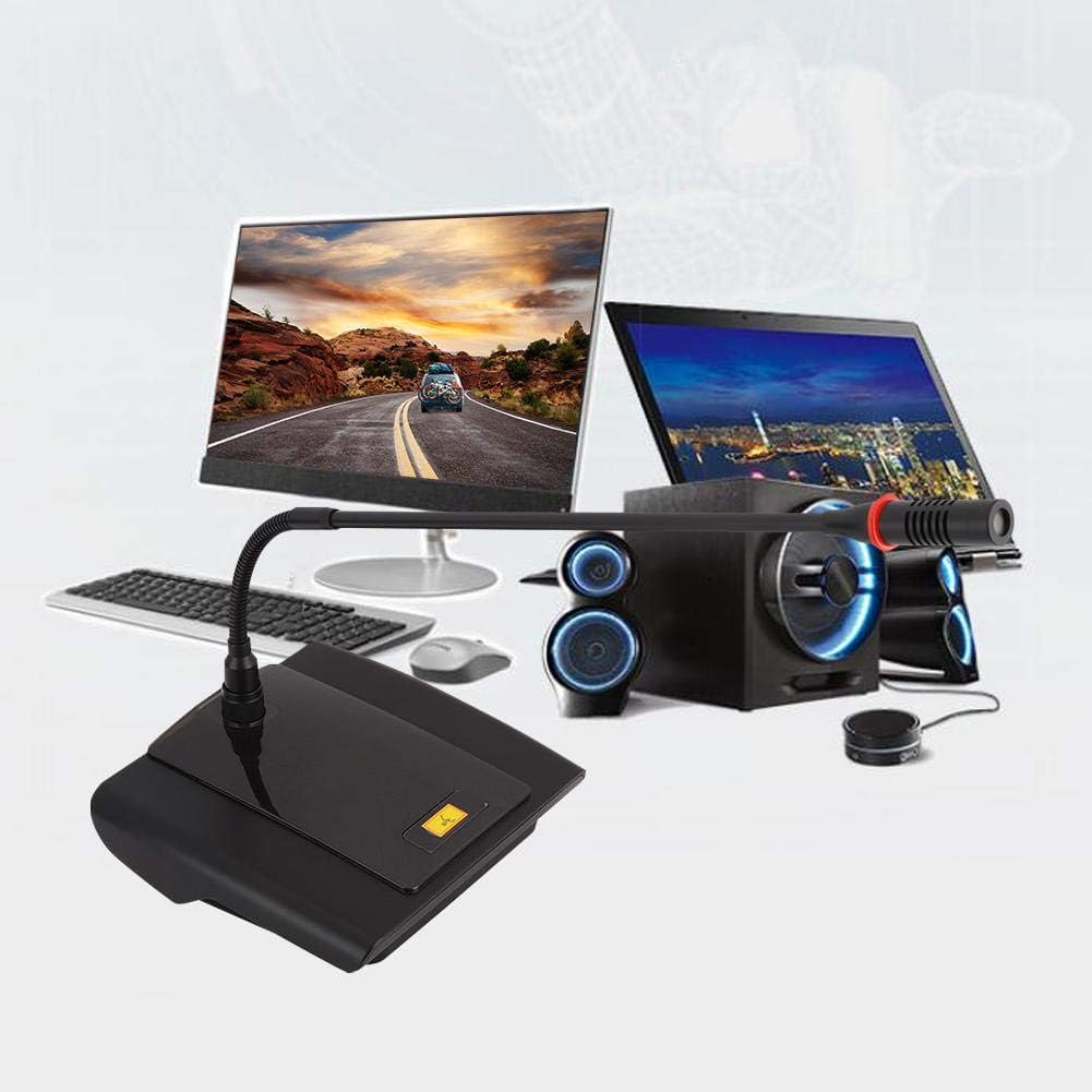 Computer Table Mic Desktop Conference Microphone, Table Mounted Meeting Voice Condenser ...