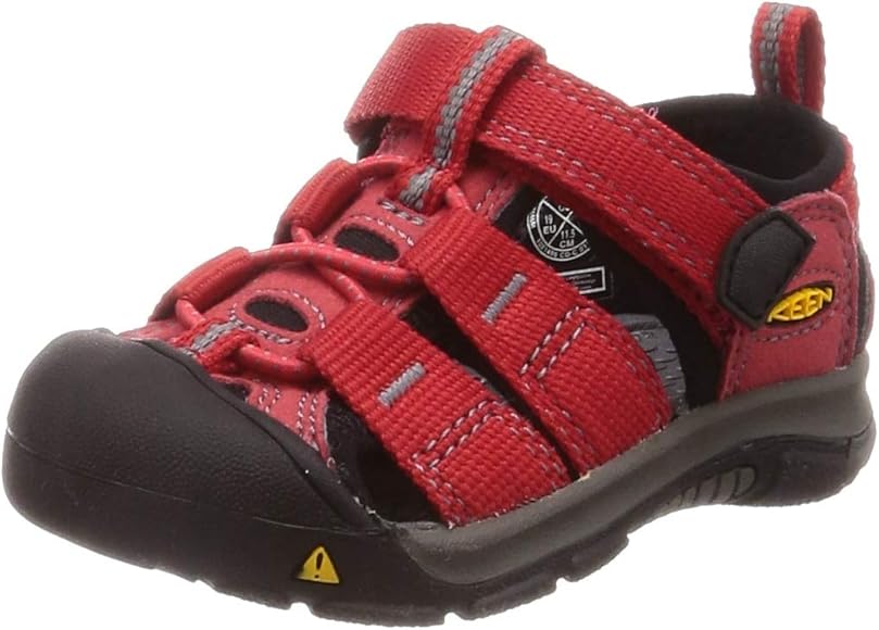 red keen sandals