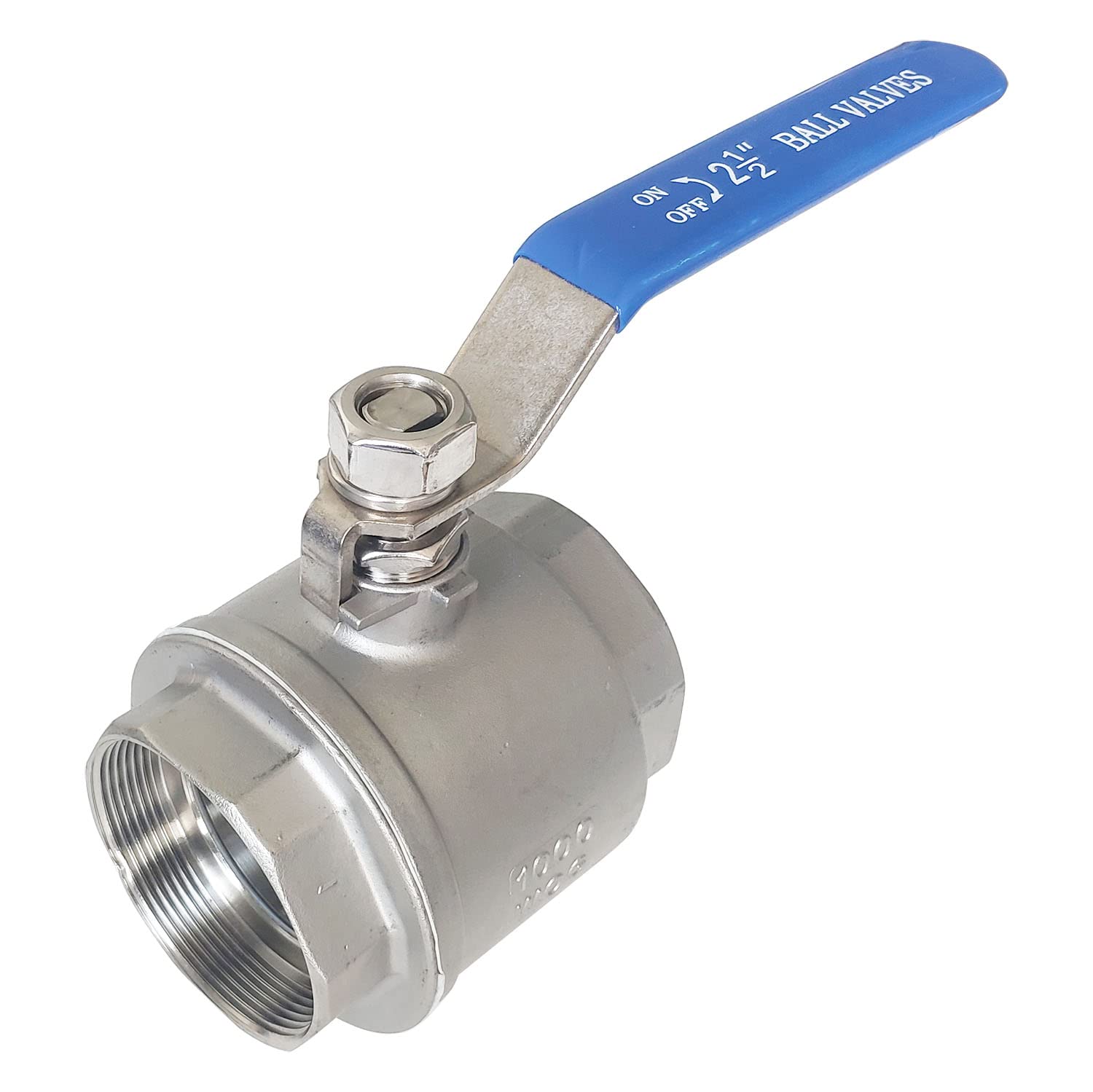 Photo 1 of LOZOME 2-1/2" Full Port Ball Valves 316 Stainless Steel NPT Female Thread Ball Valve for Water, Oil, and Gas