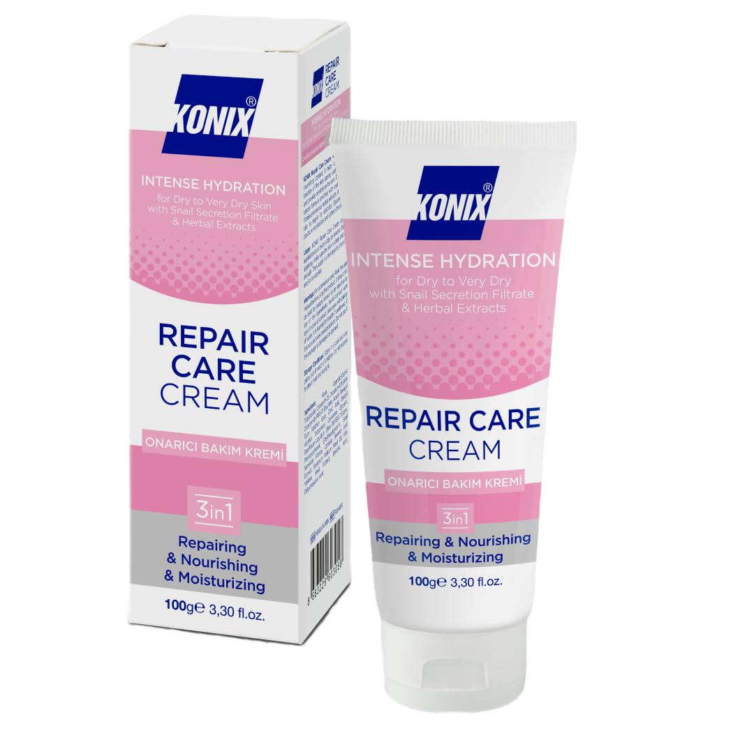 KONIX Barrier Cream, face Moisturize, Protects And Soothes Dry, Sensitive Skin, Enriched With Vitamin E For Skin Regeneration And Elasticity Formula 100 Gr