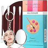 Tattoo lipstick cotton swab(20 Pcs/Box ), Cigarette Lipstick, Better Me Tattoo Lipstick Swabs, Women Long Lasting Lip Gloss C