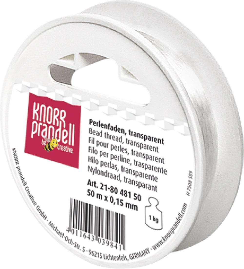 Knorr Prandell 8048150 1-Piece Bead Thread Transparent