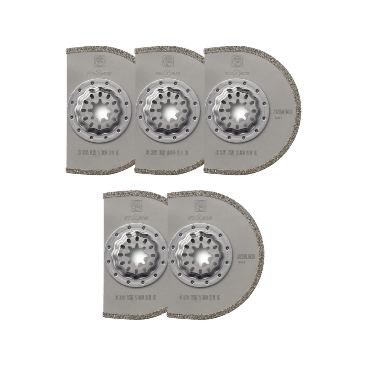 FEIN 63502166230 Segmented Diamond Tipped Saw Blade, Multi-Colour, 90 mm