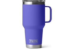 YETI Rambler 30 oz Travel Mug, Stainless Steel, Vacuum Insulated with Stronghold Lid, Ultramarine Violet