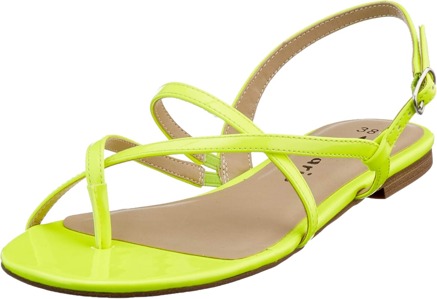 tamaris yellow sandals