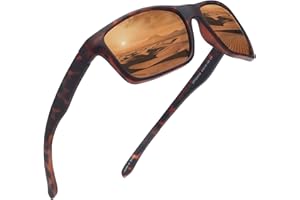 JIM HALO Polarized Sunglasses for Men Women Wrap Around Sport Sun Glasses for Cycling Fishing Driving