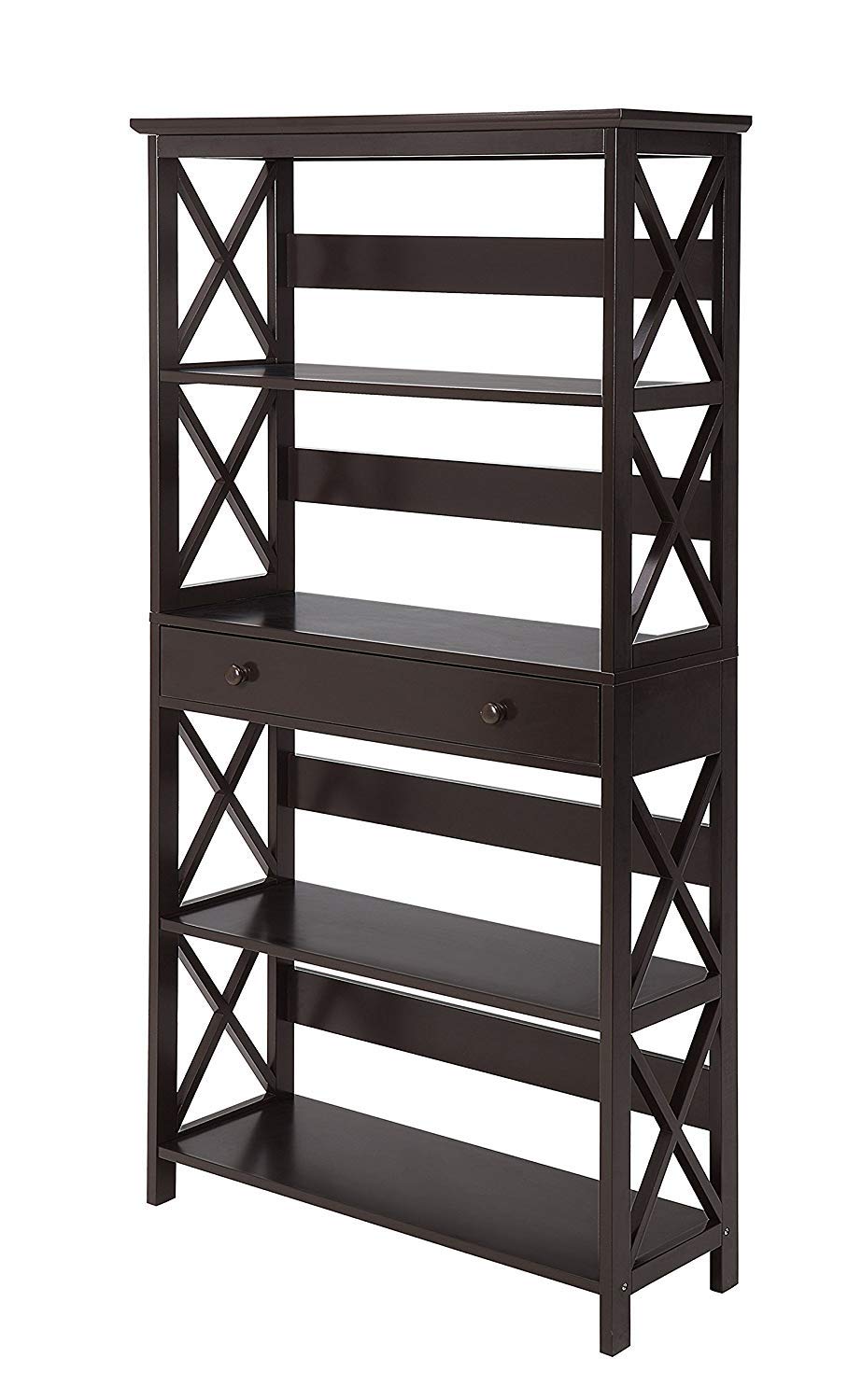 Best Bookcase With Drawers Espresso