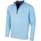 Calvin Klein Men's Chunky Cotton 1/2 Zip Sweater
