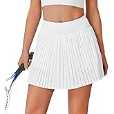 ANIVIVO Women's Pleated Tennis Skirts High Waisted Golf Skorts for Woman with Pocket Workout Athletic Skorts Skirt with Short