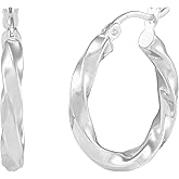 Silpada 'Simply Sweet' Hoop Earrings in Sterling Silver