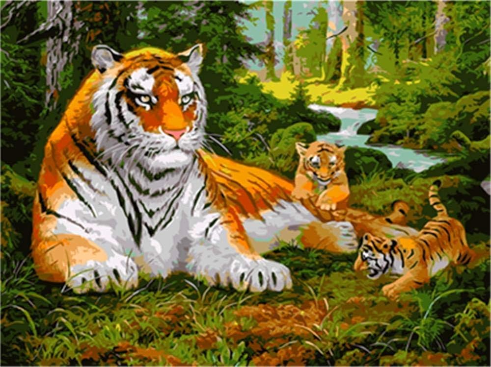 HCYEFG Puzzles for Adults 1500 Piecesplaying Tiger, for Kids and Adults