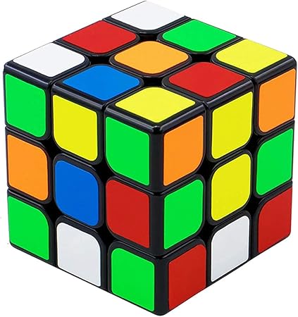 Amazon 魔方 キューブ 競技用 Magic Cube 立体パズル マジックキューブ 室内遊び 室内ゲーム 回転スムーズ 世界基準配色 初級者向け ポップ防止 脳トレ 攻略書付き 知育玩具 男女通用 磁石版 21 Rs3m Black 立体パズル おもちゃ