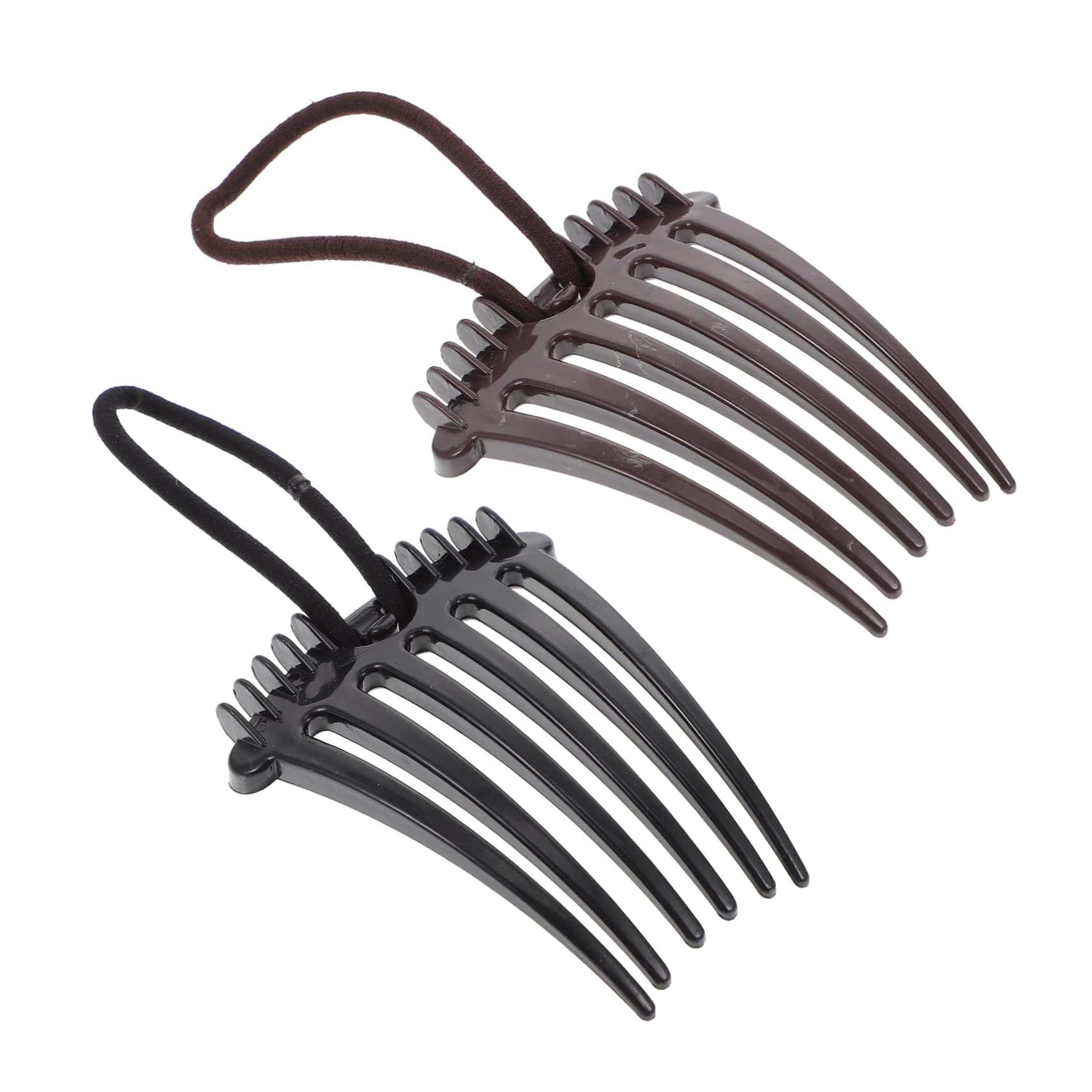 FRCOLOR 4pcs Ponytail Holders Hair Combs Ponytail Accessories Hair Bun Pins Simple Styles