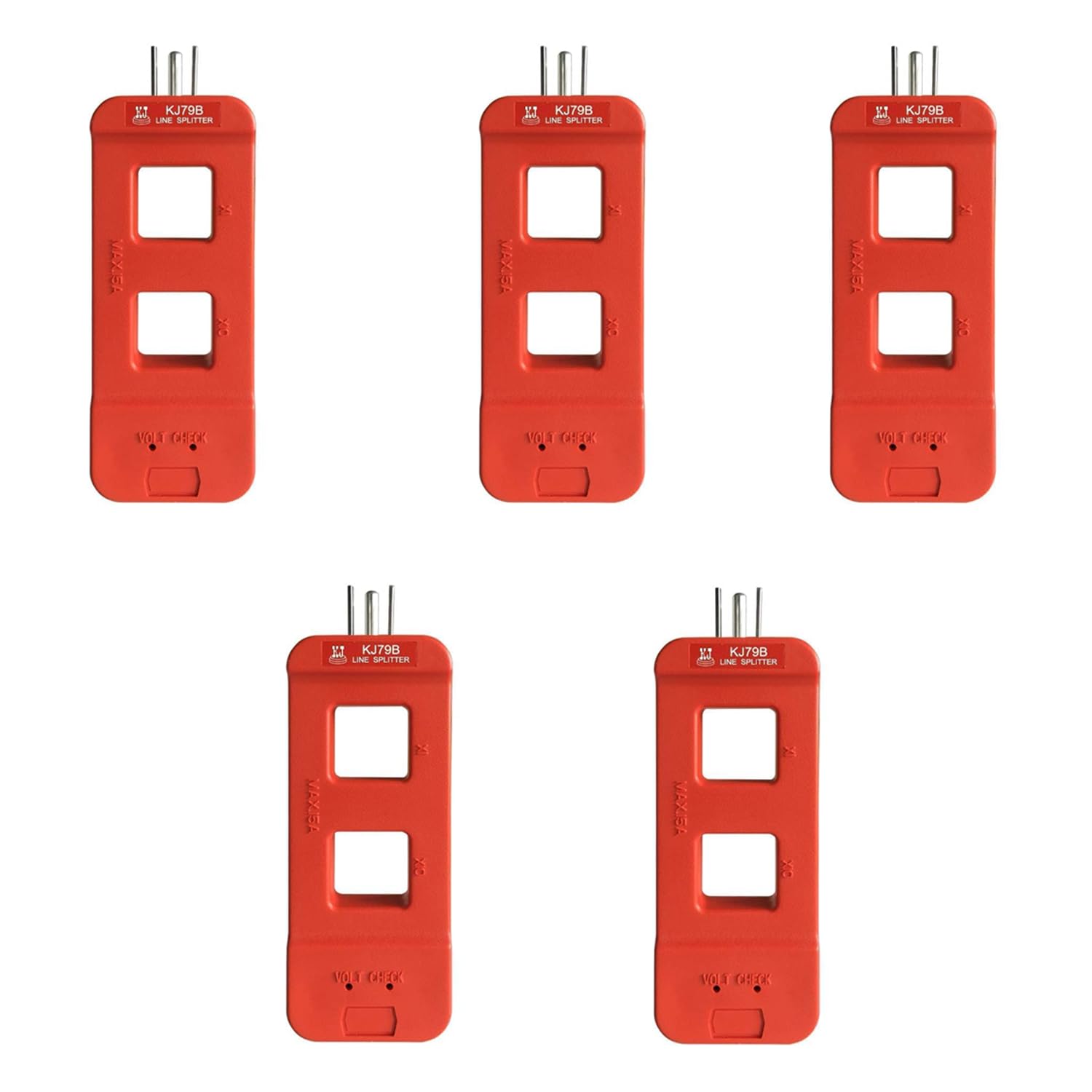 AC Line Splitter (red 5pcs)