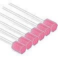 (50 Pack) Disposable Oral Swabs, Sterile Dental Sponge Swabsticks Unflavored for Mouth & Gum Cleaning