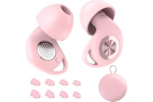 Ear Plugs for Sleeping Noise Cancelling 45dB, Reusable Silicone Earplugs with 8 Eartips and Travel Case, Soft Comfort Hearing