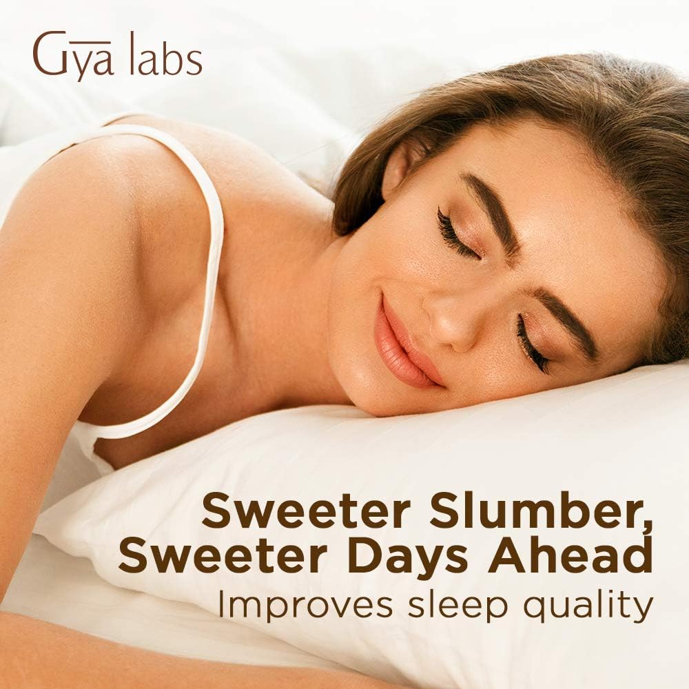 Gya Labs Calming Massage Oil for Serene Sleep & Ache Free Days-Lavender, Chamomile & Organic Argan Infused Body Oil for Hydrated Skin-100% Pure & Natural Massage Lotion for Massage Therapy-6.76 fl.oz: Health & Personal Care