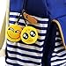 Dreampark Emoticon Keychain Mini Cute Plush Valentine's Day Gifts/Birthday Party Supplies Favors, Emoticon Key Chain Toy Kids Carnival Prizes, 2