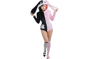 MEOWCOS.COM MEOWCOS Onesie Pajamas Adult Animal One Piece Cosplay Suit for Womens Cotton Bodysuit Tops One Piece Halloween Costume